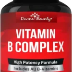 Super B Complex Vitamins – All B Vitamins Including B12, B1, B2, B3, B5, B6, B7, B9, Folic Acid – Vitamin B Supplement – Support Healthy Energy Metabolism – 90 Vegetarian Capsules